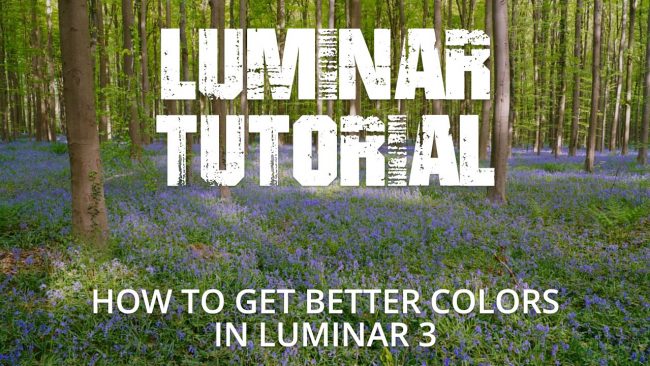 luminar tutorial - How to get better colors in Luminar 3