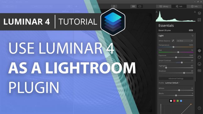 Luminar 4 as Adobe Lightroom plugin